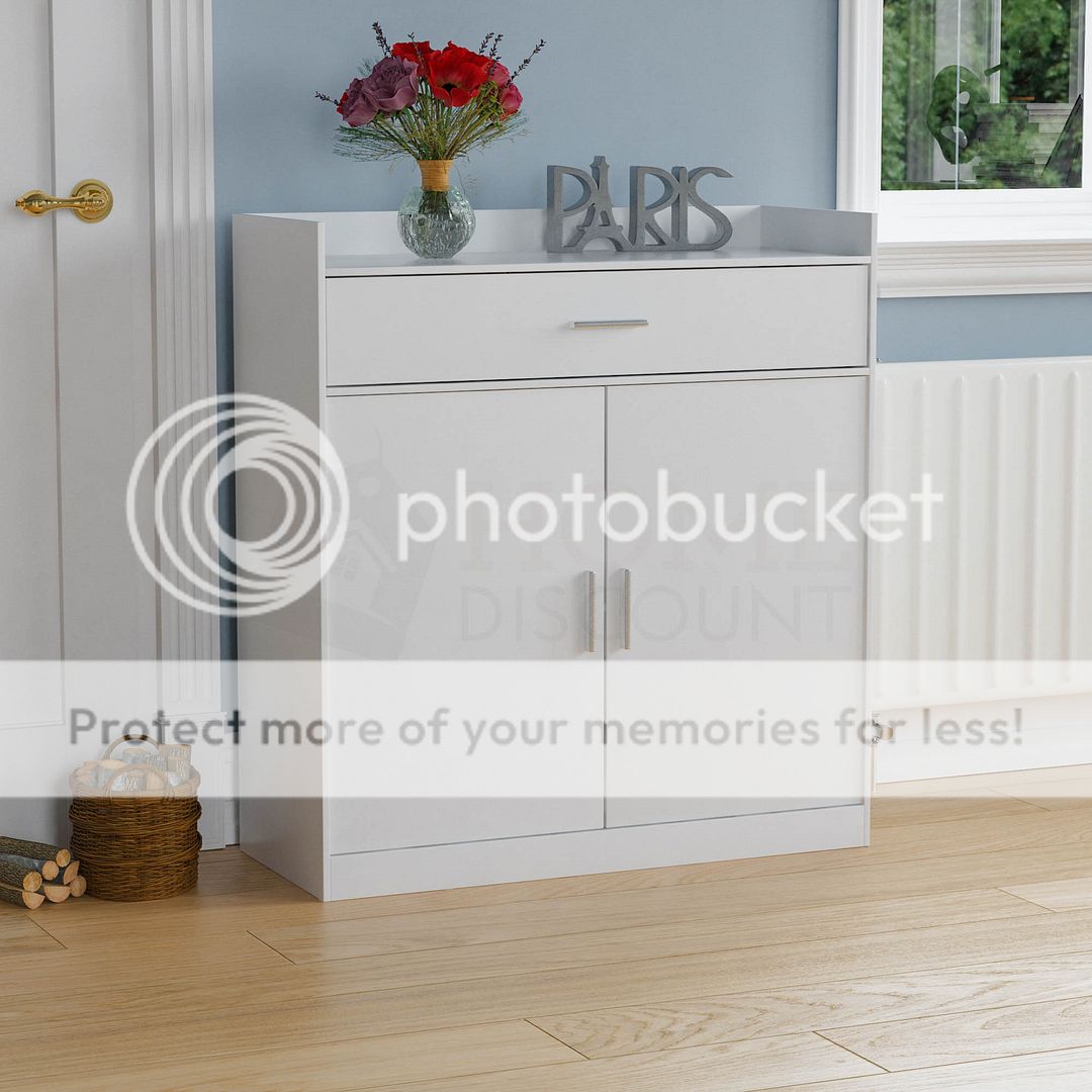 Dalby 2 Door 1 Drawer Shoe Storage Cupboard Footwear Organiser